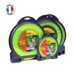 Coque fil nylon rond 3 mm x 15 m OZAKI - qualite professionnelle - fabrication francaise