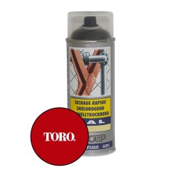Peinture spéciale motoculture couleur ROUGE TORO - Aérosol 400ml