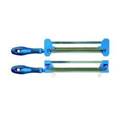 Affûteuse manuelle double lime PFERD avec lime ronde diamètre 4 mm et lime carrée 7x4 mm