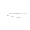 Câble souple à embout tonneau UNIVERSEL longueur 2500 mm