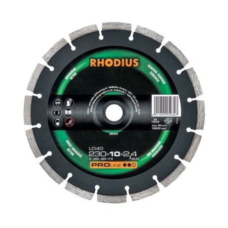 Disque diamant PROLINE diamètre 350 mm - 10 x 2,8 mm alésage 25,4 mm