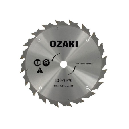 Lame 20 dents à pointes carbures 250mm UNIVERSELLE pour débroussailleuse