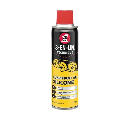 Aérosol lubrifiant anti-frictions 3EN1 250ml