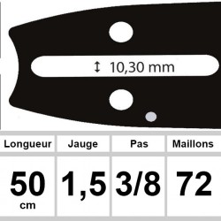 Guide Efco - Ozaki coupe 50 cm