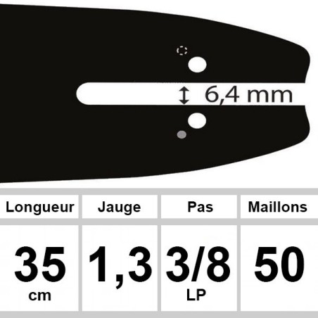 Guide Mac Culloch - Ozaki coupe 35 cm