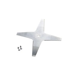 Lame courbée robot tondeuse 4 dents diamètre 24cm AMBROGIO - WIPER 50D001802