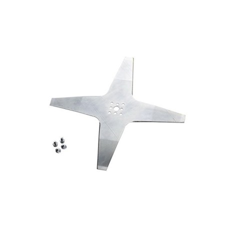 Lame courbée robot tondeuse 4 dents diamètre 24cm AMBROGIO - WIPER 50D001802