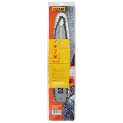 Guide de 35 cm montage ZA + chaine 3/8 low pro 050 (13mm) - 52 entraîneurs (E52) OZAKI 140SPEA041