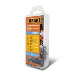 Chaîne de tronçonneuse semi carrée 3/8" 058 (1,5mm) 64 entraîneurs (E64) OZAKI