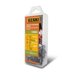 Chaîne de tronçonneuse semi carrée 325" 050 (1,3mm) 64 entraîneurs (E64) OZAKI