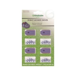 Kit de 36 lames pour robots tondeuses Flymo - Gardena - Husqvarna 9668095-01 - 5776064-02 - 5776064-03 - 577864602
