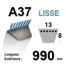 Courroie Hexagonale Lisse AA78 - Longueur Extérieure 2035 Mm, Pour Transmissions Industrielles