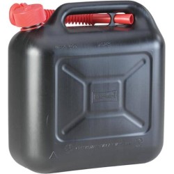 Jerrican plastique 10L noir HÜNERSDORFF JK8128