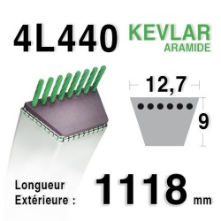 Courroie kevlar 4L440 - 4L44