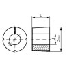 Douille de serrage 1-3/8" OPTIBELT 3020138TLKR