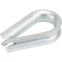 Cosse-coeur zingué 13mm UNIVERSEL WT13