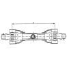 Arbre de cardan 1210mm GOPART PTO10T1210GP