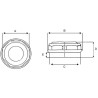 Bouchon de moyeu diamètre 62mm BPW 0321103050