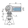 Rotule de direction UNIVERSEL CA98508