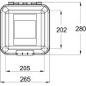 Boîte pour extincteur DAKEN DK82412