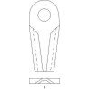 Couteau de faucheuse UNIVERSEL KT5611030001KR