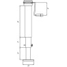 Béquille de remorque SIMOL STRDG600W