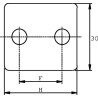 Plaque STAUFF RS9213RVS