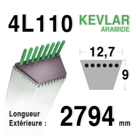 Courroie  4L1100 - 4L110