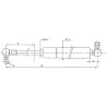 Vérin à gaz L685-1150N STABILUS CA095435