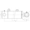 Vérin DE D25-40-300 série ST UNIVERSEL D2540300ST