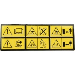 Autocollant CASTELGARDEN 1143615531 - 114361553/1