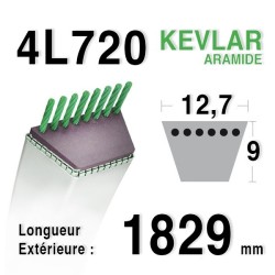 Courroie 4L720 - 4L72 - 107298